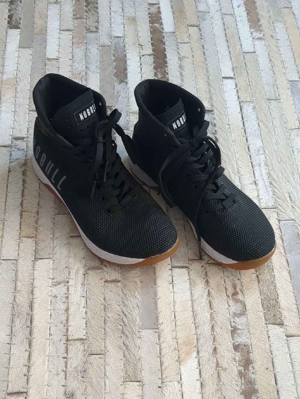 NOBULL Outwork High Top Black Training Shoes